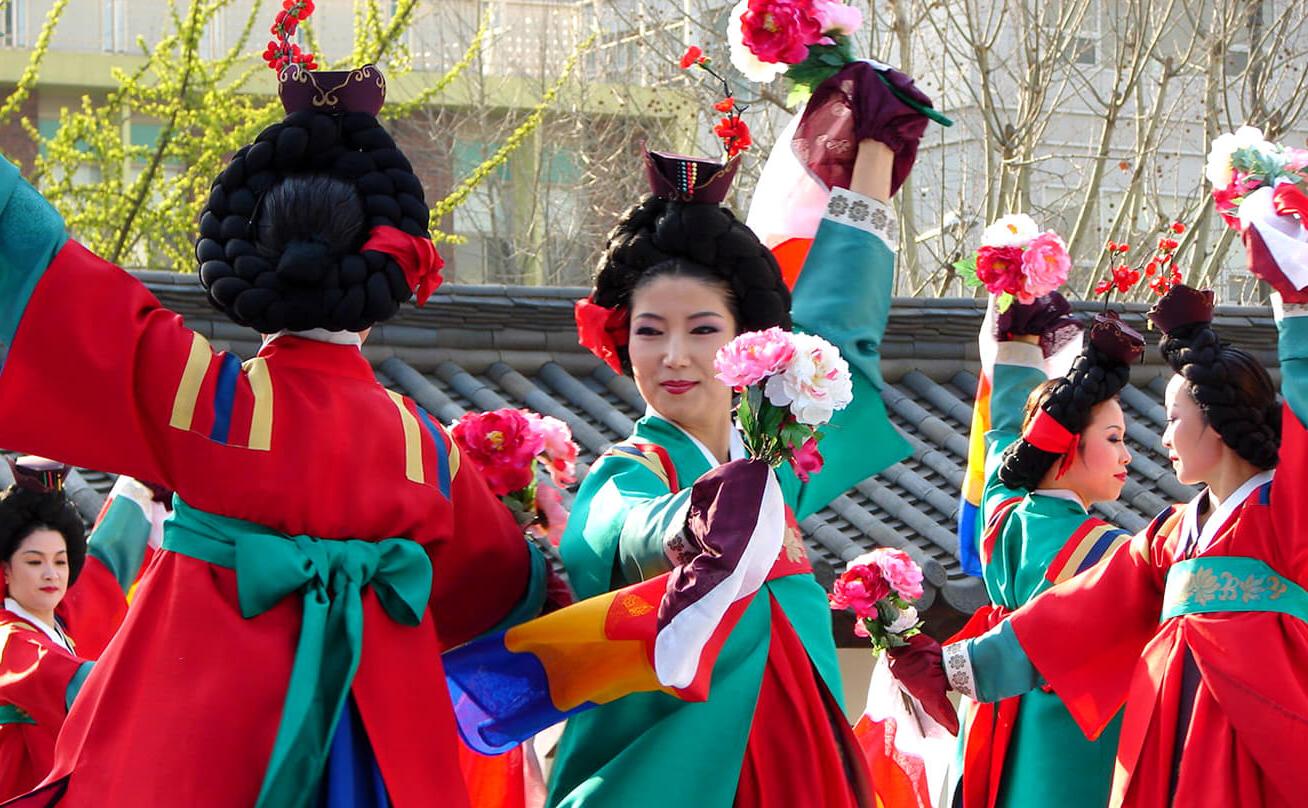 Photo of a traditional korean wedding